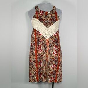 Francesca's Blue Rain Women's Multicolor Romper Jumper Shorts Size Medium